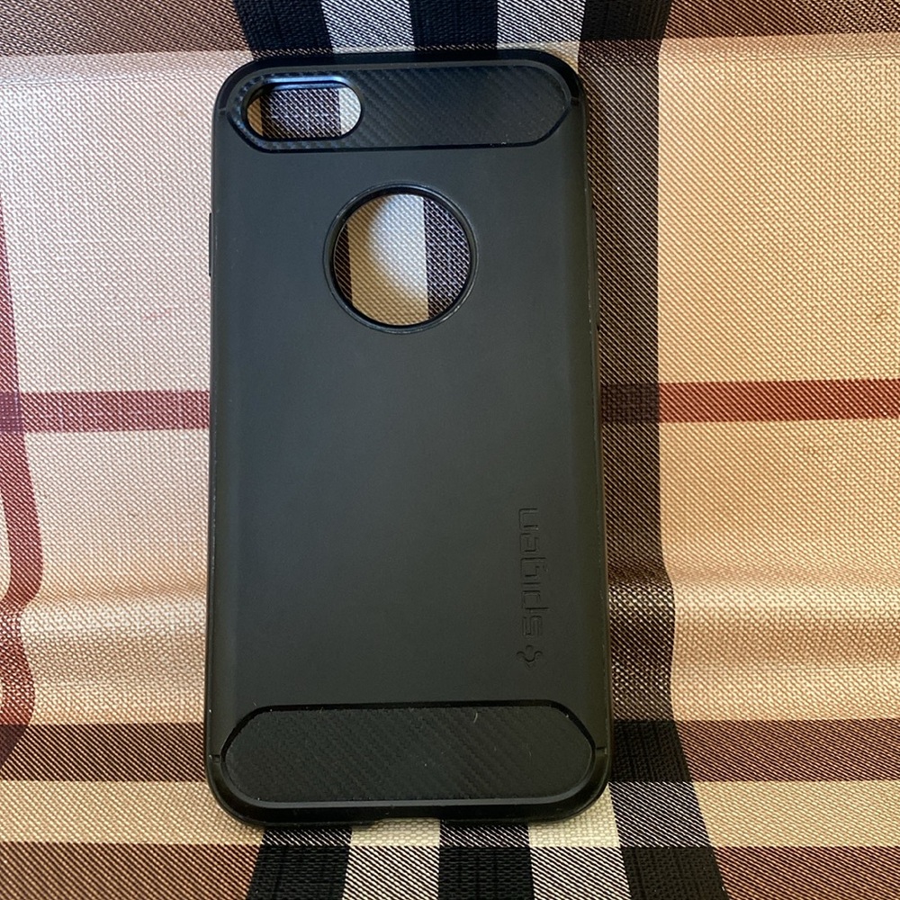 Spigen Air Cushion Technology Black Phone Case